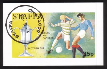 Soccer: Celtic & Rangers Going For Scottish Cup - Mini Souvenir Sheet